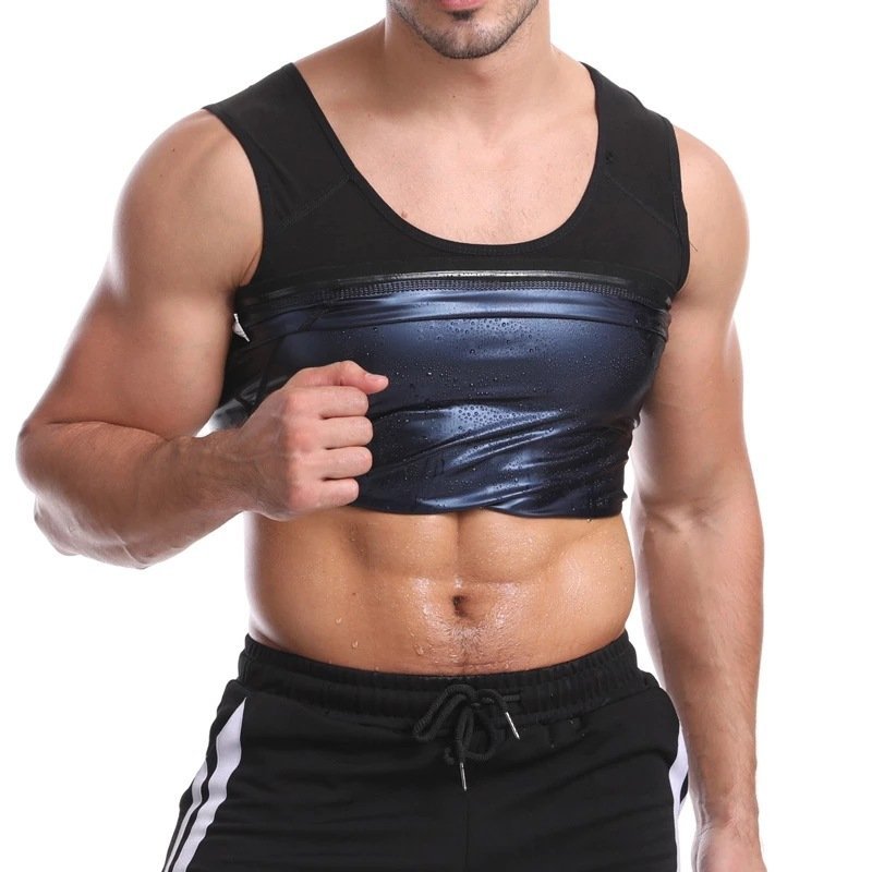 Men's sports body corset undershirt Europe and the United States sauna sweat fitness shapewear sweating abdominal clothing - Image 2