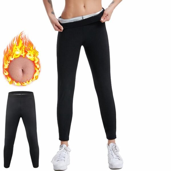 Women's sports sweat-inducing clothing, yoga sauna body-slimming sweat-inducing pants, fitness body shaping pants