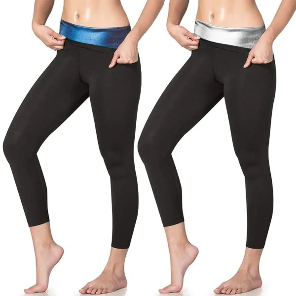 Women Thermo Sweat Sauna Pants High Waist Leggings Hot Body Shaper Capri Shapewear Fitness Yoga Pants Sauna Effect Tights Leggin